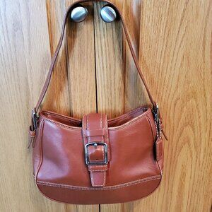 Coach Hampton Leather Hobo Bag